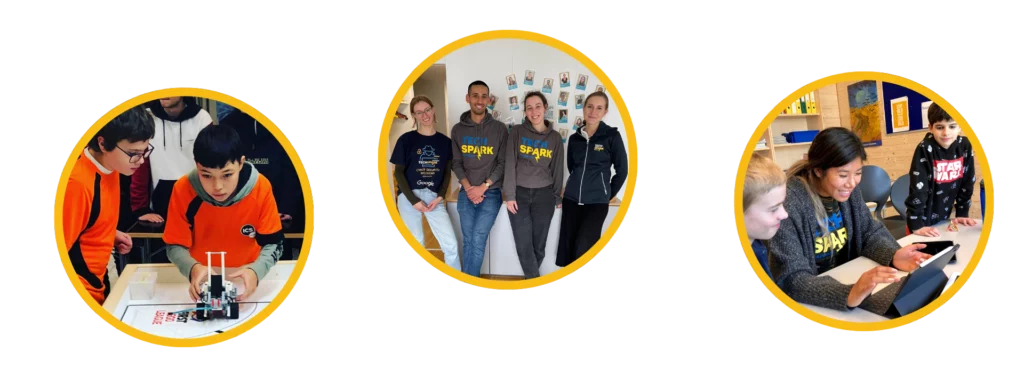 First Lego League, TechSpark instructors in Zurich, Mobile App camp in Zug